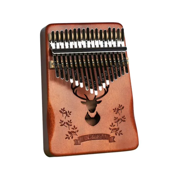 17-Key Bamboo Forest Deer Kalimba Thumb Piano - Image 2