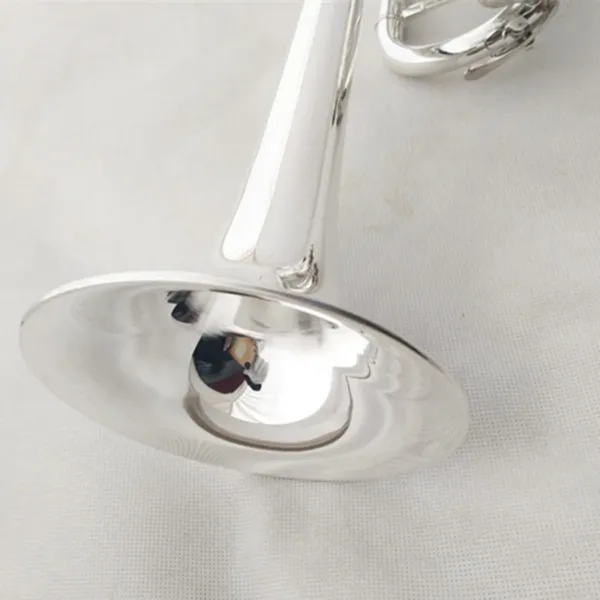 Professional C-Key Trumpet with Silver Plating - Image 7