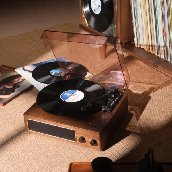 Portable Vinyl Vintage Record Player with Bluetooth 5.1 - Image 6